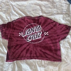 Cropped Santa Cruz tee, size S
